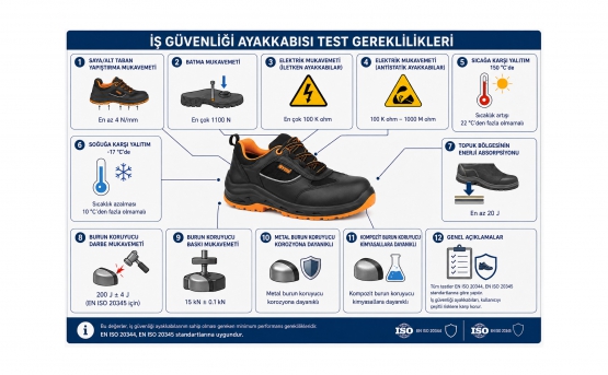 Ayakkabının Tamamına Ait Test Değerleri